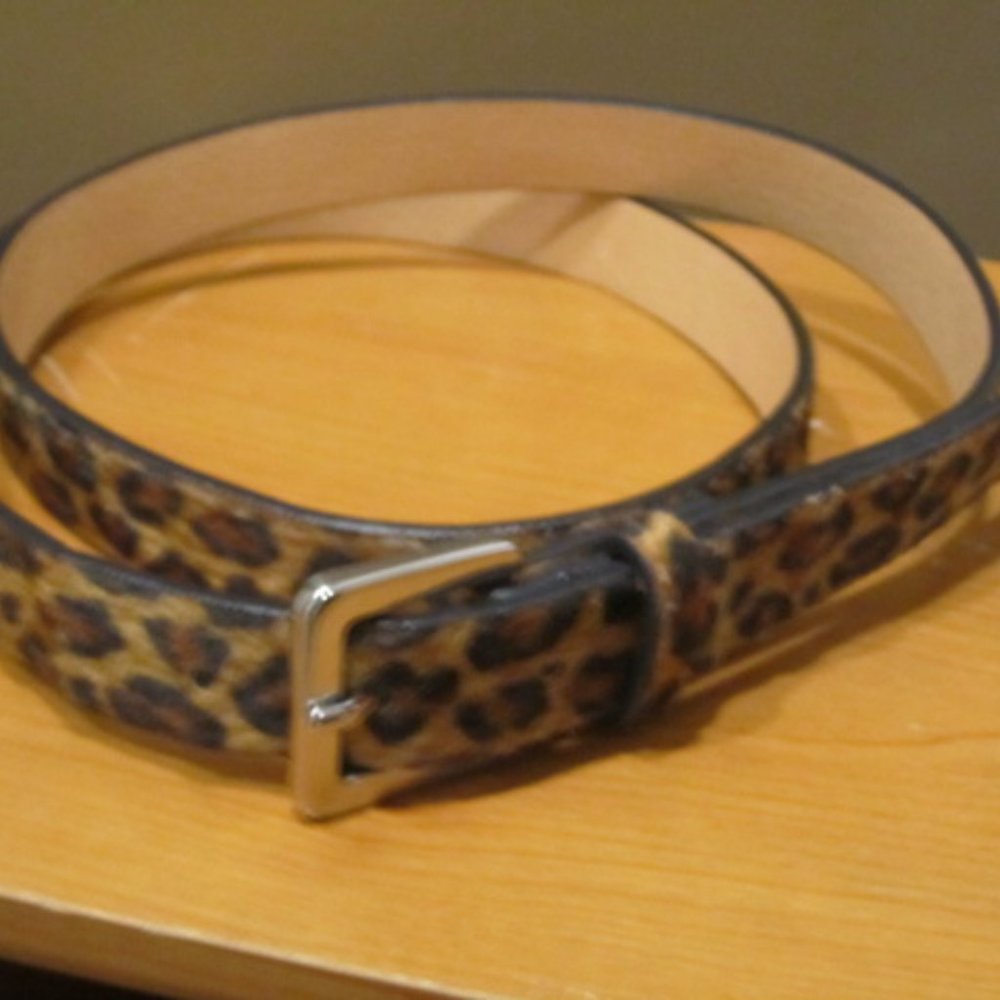 LANE BRYANT LEOPARD PRINT BELT SIZE 18-20